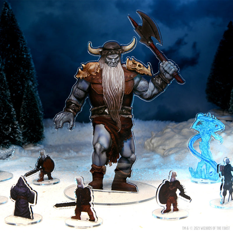 Dungeons & Dragons Fantasy Miniatures: Idols of the Realms Icewind Dale Rime of the Frostmaiden 2D Frost Giant from WizKids image 28
