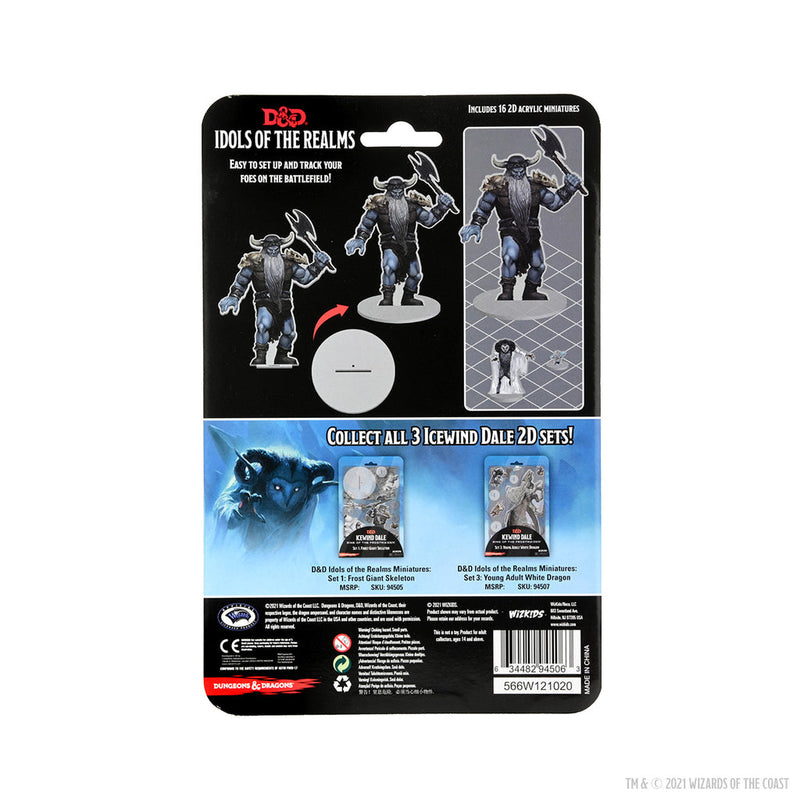 Dungeons & Dragons Fantasy Miniatures: Idols of the Realms Icewind Dale Rime of the Frostmaiden 2D Frost Giant from WizKids image 16