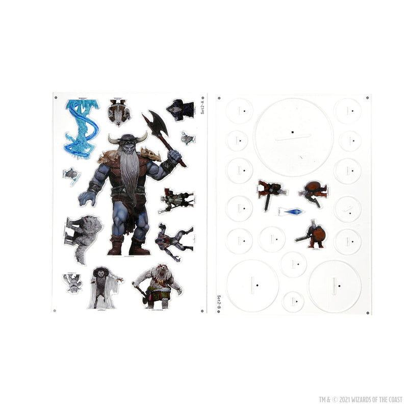 Dungeons & Dragons Fantasy Miniatures: Idols of the Realms Icewind Dale Rime of the Frostmaiden 2D Frost Giant from WizKids image 17