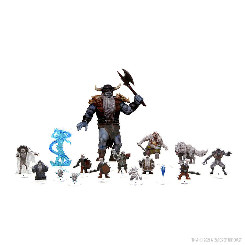 Dungeons & Dragons Fantasy Miniatures: Idols of the Realms Icewind Dale Rime of the Frostmaiden 2D Frost Giant from WizKids image 18