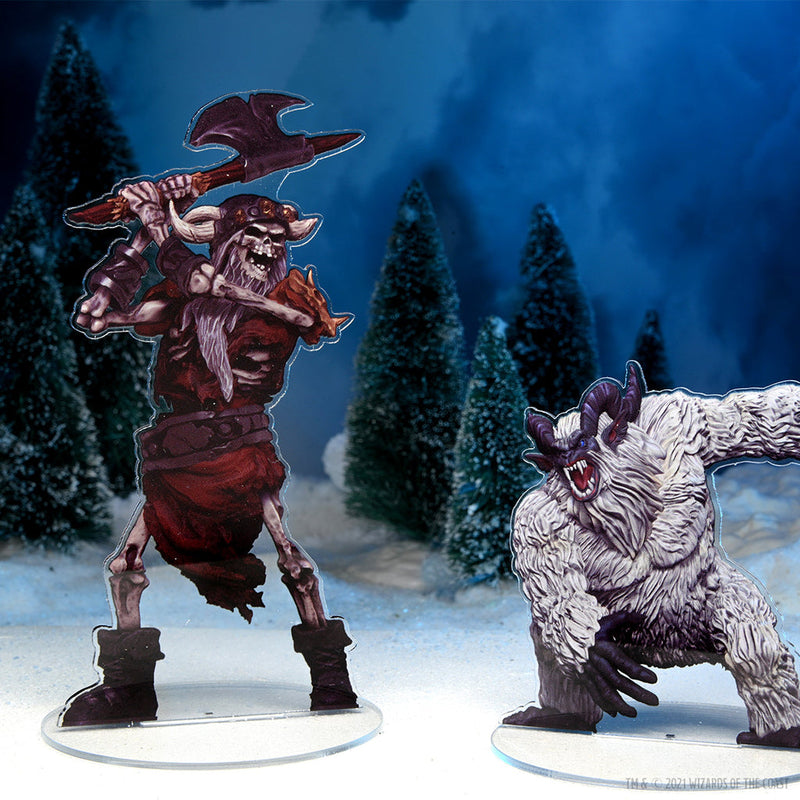 Dungeons & Dragons Fantasy Miniatures: Idols of the Realms Icewind Dale Rime of the Frostmaiden 2D Frost Giant Skeleton from WizKids image 19
