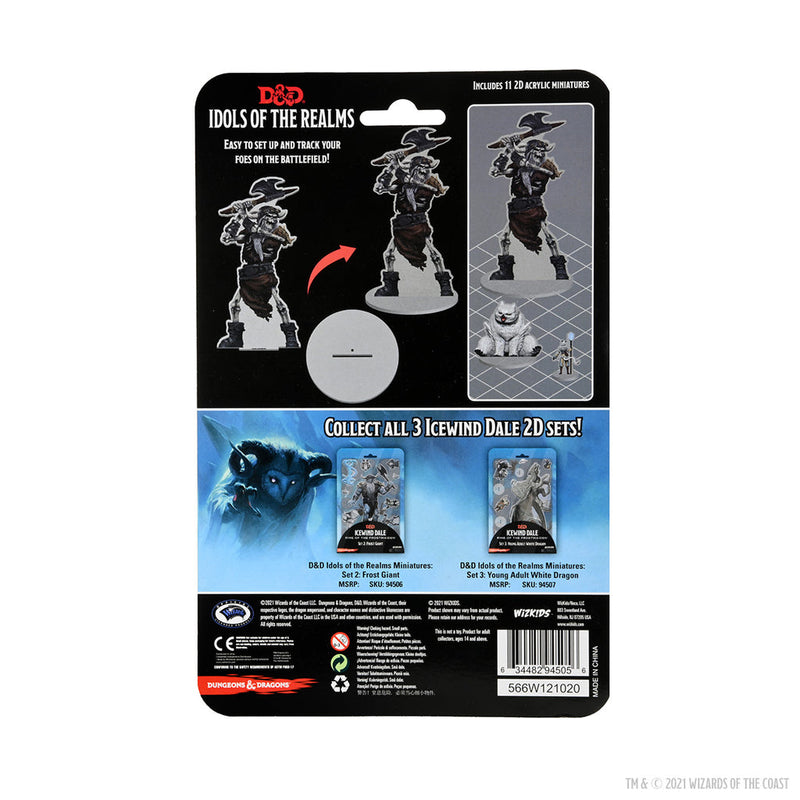 Dungeons & Dragons Fantasy Miniatures: Idols of the Realms Icewind Dale Rime of the Frostmaiden 2D Frost Giant Skeleton from WizKids image 13