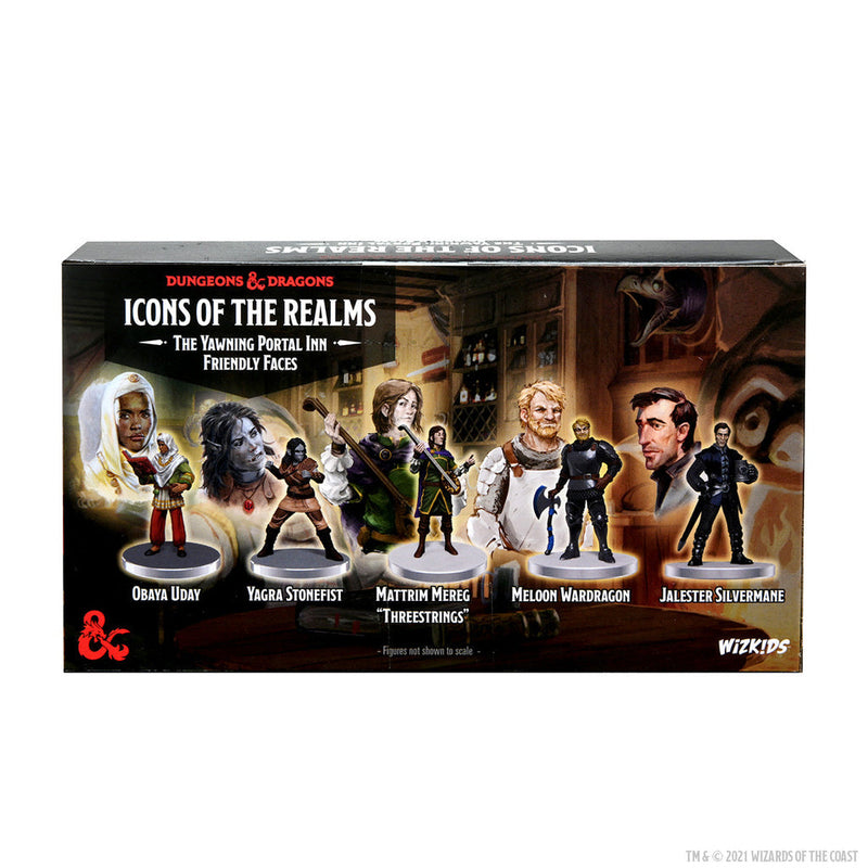 Dungeons & Dragons: Icons of the Realms The Yawning Portal Inn - Friendly Faces Pack from WizKids image 11