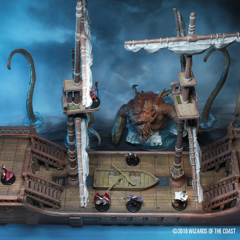 Dungeons & Dragons: Icons of the Realms The Falling Star Sailing Ship from WizKids image 23