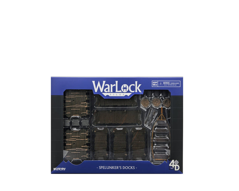 WarLock Tiles: Caverns Game Mat: Subterranean Lake from WizKids image 18
