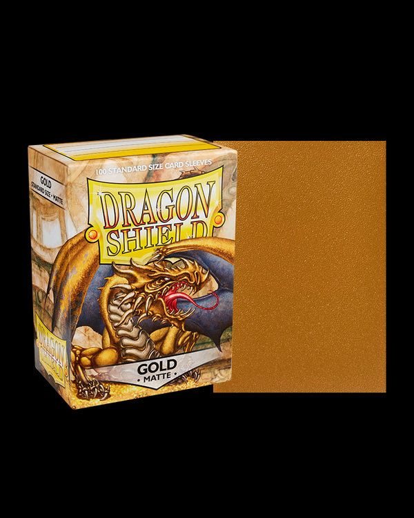 Dragon Shields: (100) Matte Gold from Arcane Tinmen image 6