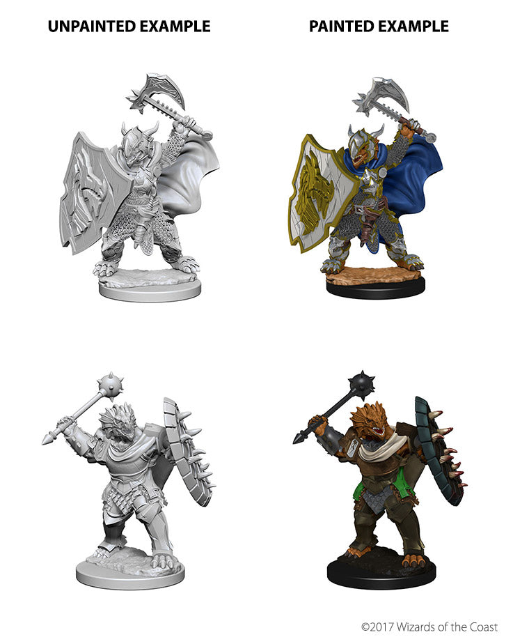 Dungeons & Dragons Nolzur's Marvelous Unpainted Miniatures: W04 Dragonborn Male Paladin from WizKids image 6