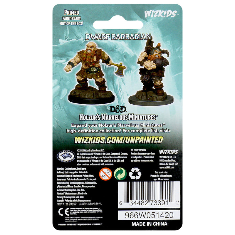 Dungeons & Dragons Nolzur's Marvelous Unpainted Miniatures: W06 Dwarf Male Barbarian from WizKids image 6