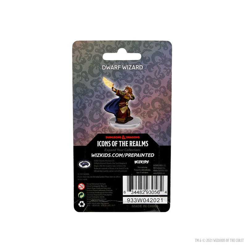 Dungeons & Dragons: Icons of the Realms Premium Figures W07 Female Dwarf Wizard from WizKids image 6