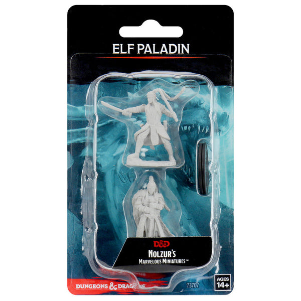 Dungeons & Dragons Nolzur's Marvelous Unpainted Miniatures: W09 Male Elf Paladin from WizKids image 6