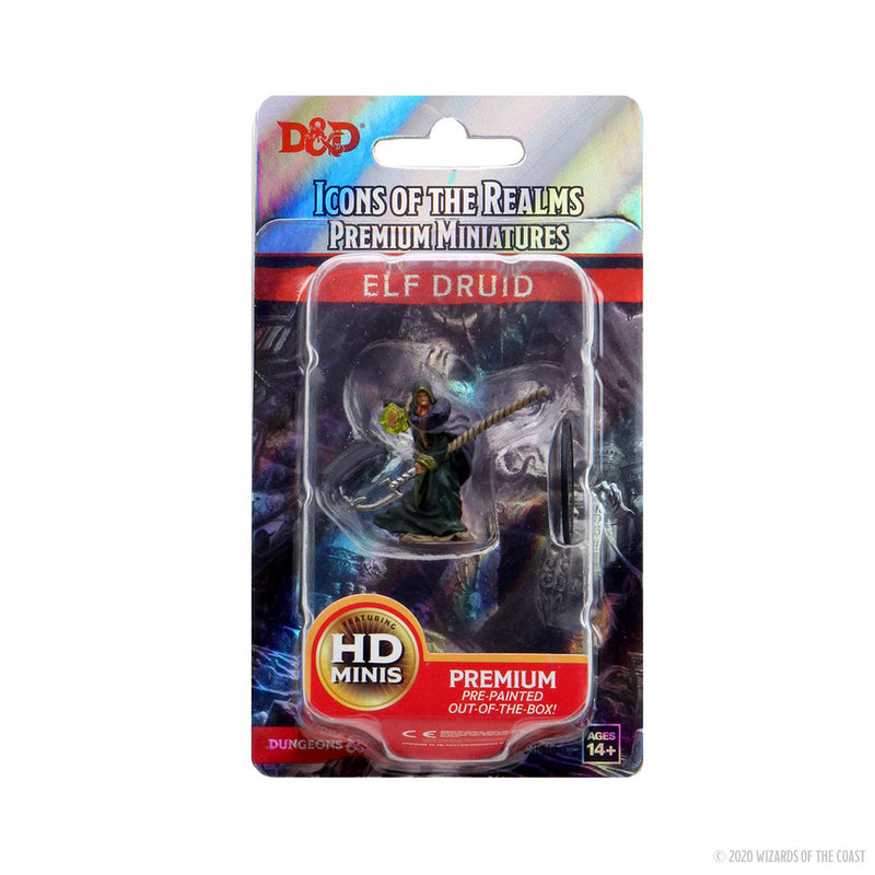 Dungeons & Dragons: Icons of the Realms Premium Figures W05 Elf Druid Male from WizKids image 5