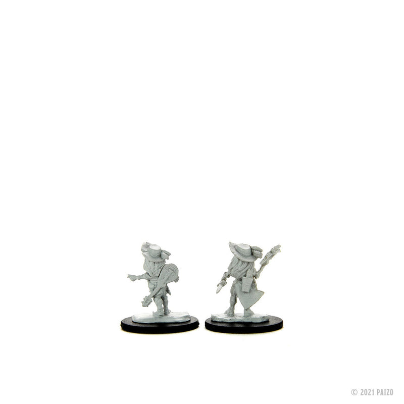 Pathfinder Deep Cuts Unpainted Miniatures: W15 Gnome Bard Female from WizKids image 8