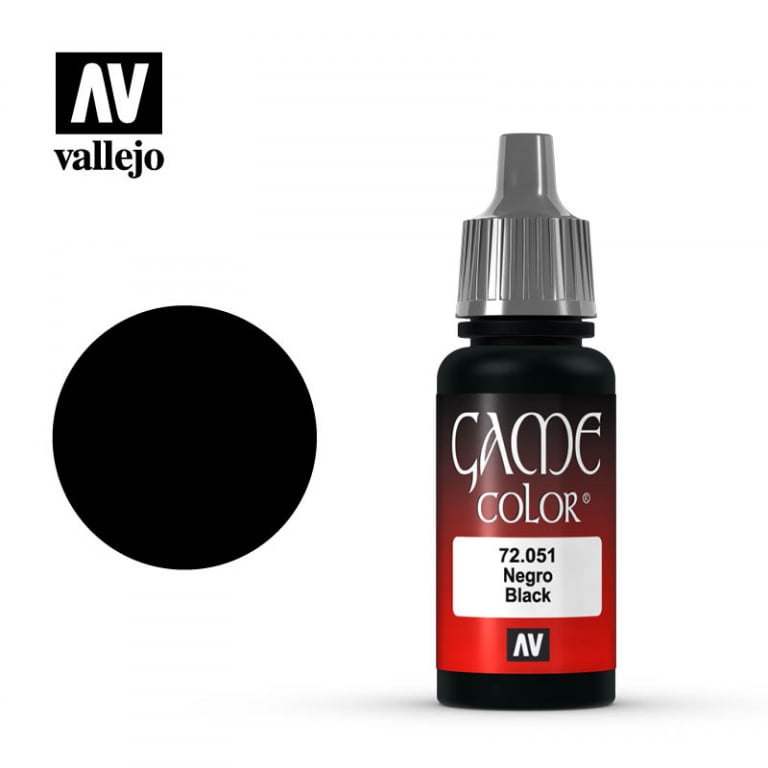 Game Color: Black 18 ml. from Vallejo image 1