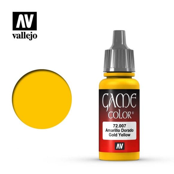 Game Color: Gold Yellow 18 ml. from Vallejo image 1