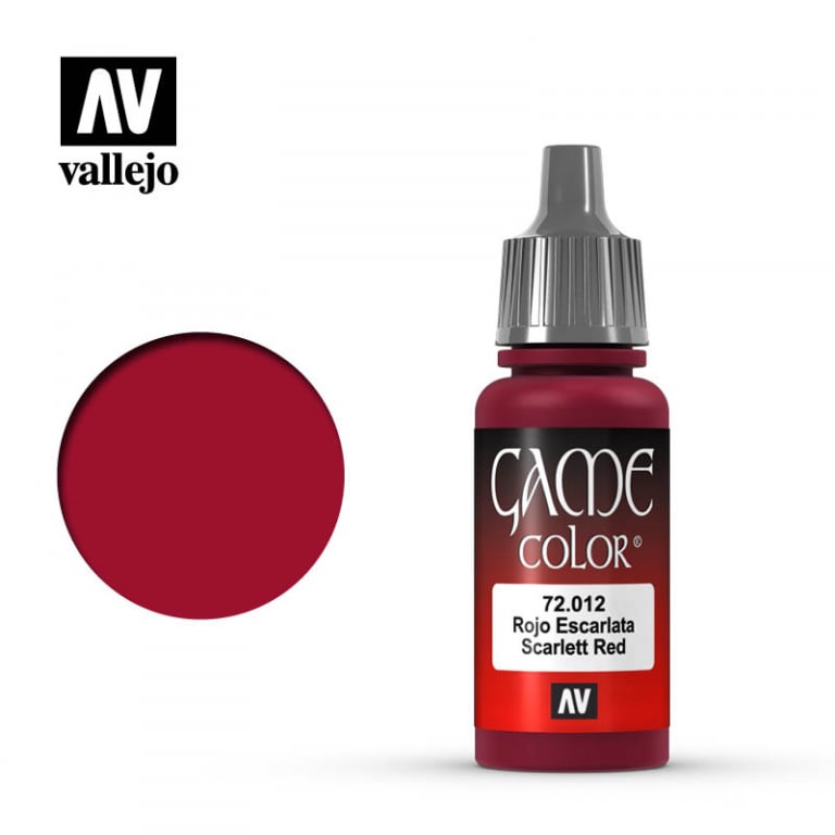Game Color: Scarlet Red 18 ml. from Vallejo image 1