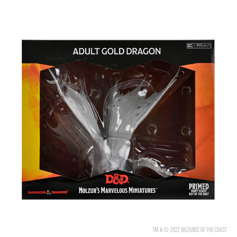 Dungeons & Dragons Nolzur's Marvelous Unpainted Miniatures: Adult Gold Dragon from WizKids image 9