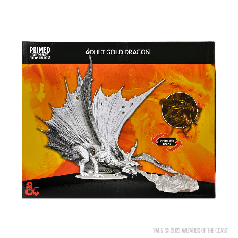 Dungeons & Dragons Nolzur's Marvelous Unpainted Miniatures: Adult Gold Dragon from WizKids image 10