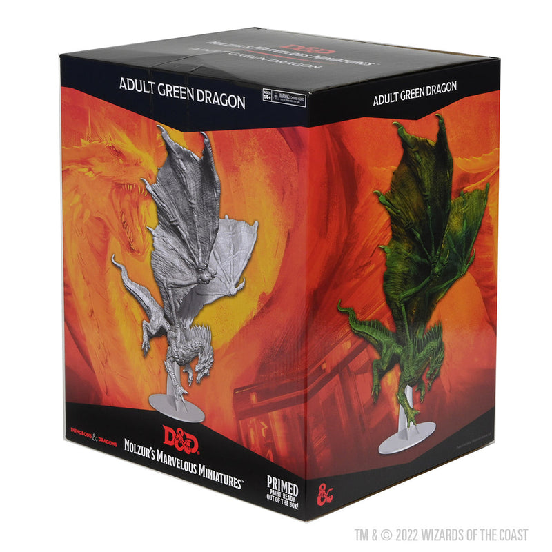 Dungeons & Dragons Nolzur's Marvelous Unpainted Miniatures: Adult Green Dragon from WizKids image 10