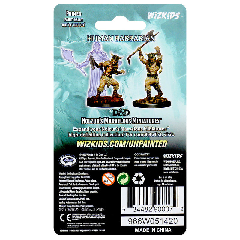 Dungeons & Dragons Nolzur's Marvelous Unpainted Miniatures: W11 Male Human Barbarian from WizKids image 10