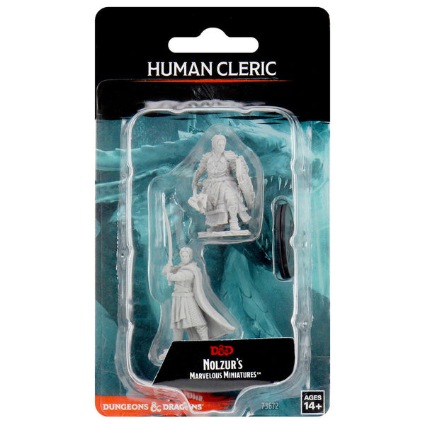 Dungeons & Dragons Nolzur's Marvelous Unpainted Miniatures: W08 Male Human Cleric from WizKids image 5