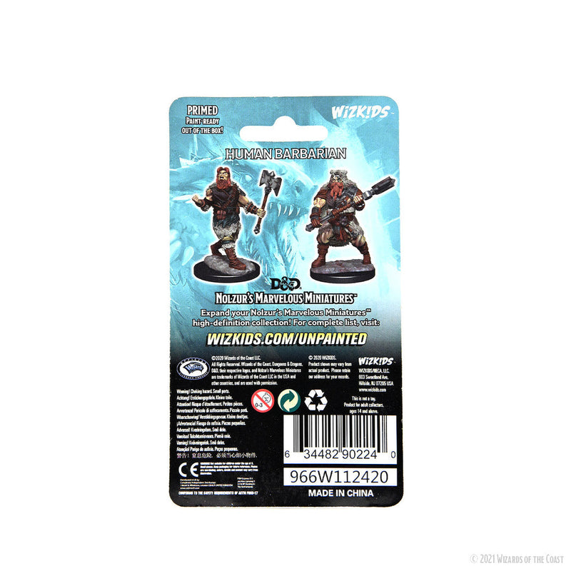 Dungeons & Dragons Nolzur's Marvelous Unpainted Miniatures: W14 Human Barbarian Male from WizKids image 6