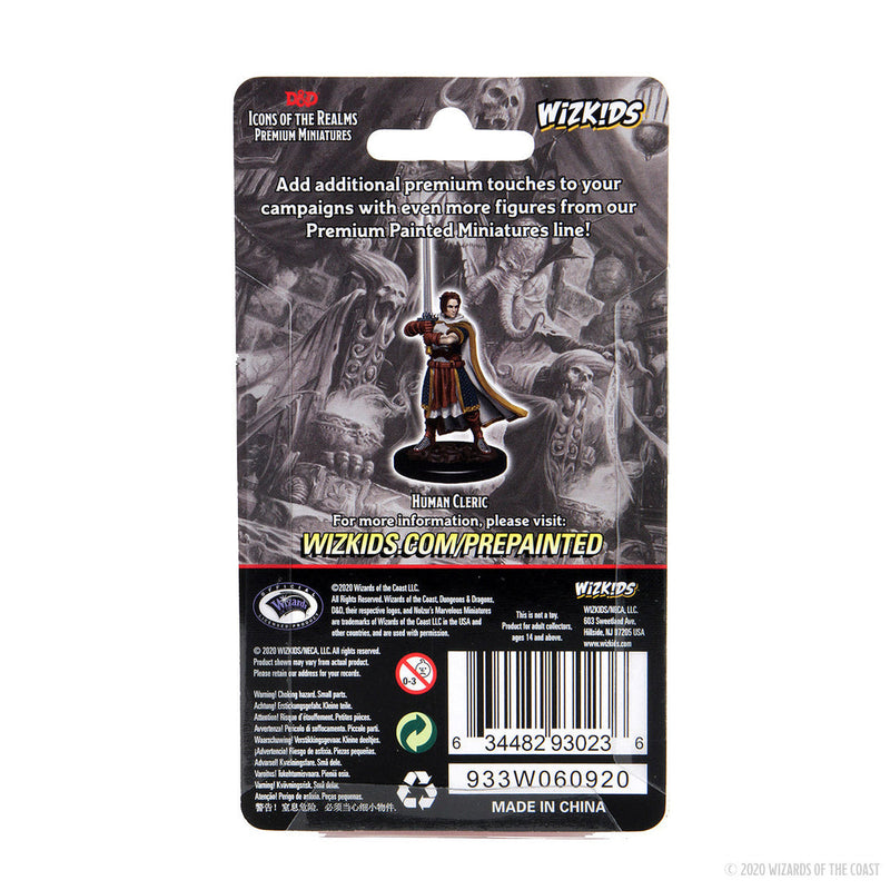 Dungeons & Dragons: Icons of the Realms Premium Figures W04 Human Cleric Male from WizKids image 6