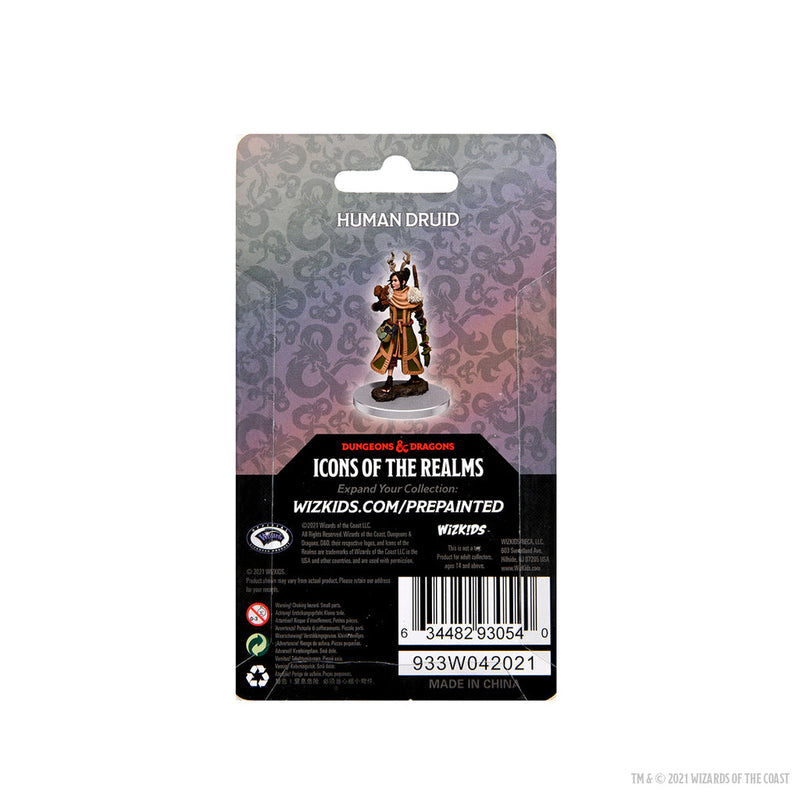 Dungeons & Dragons: Icons of the Realms Premium Figures W02 Human Female Druid from WizKids image 7