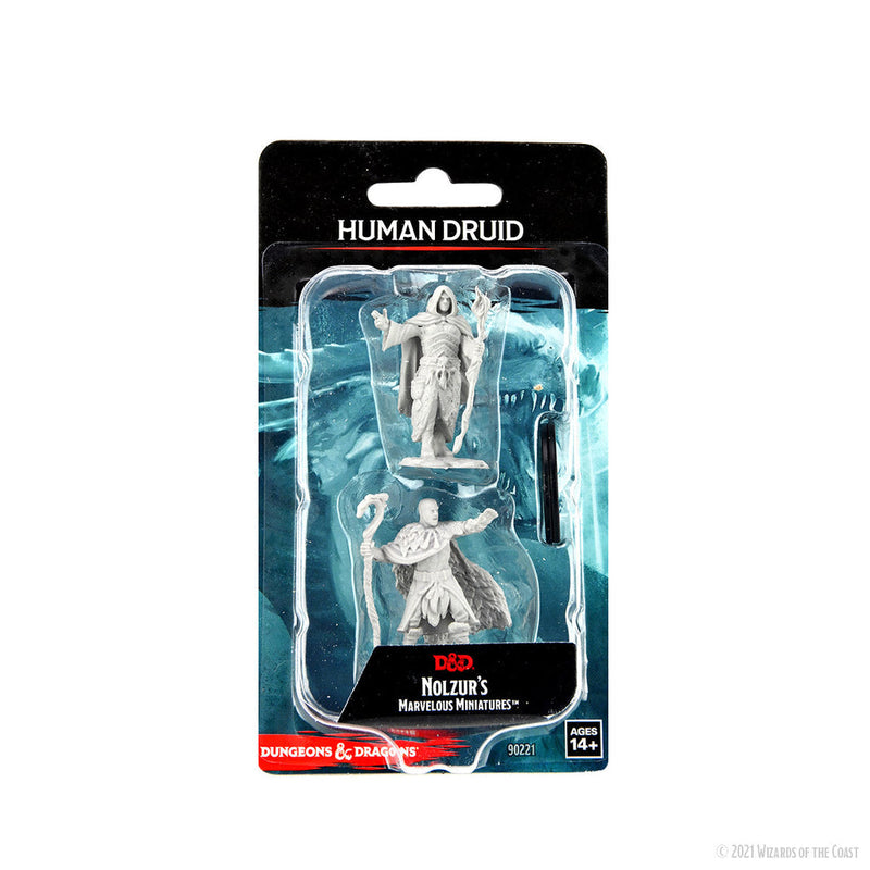 Dungeons & Dragons Nolzur's Marvelous Unpainted Miniatures: W14 Human Druid Male from WizKids image 5