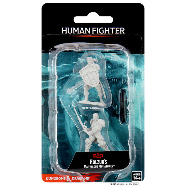 Dungeons & Dragons Nolzur's Marvelous Unpainted Miniatures: W08 Male Human Fighter from WizKids image 5