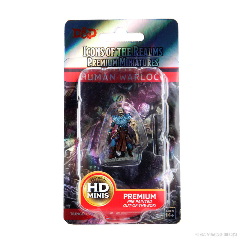 Dungeons & Dragons: Icons of the Realms Premium Figures W04 Human Warlock Male from WizKids image 5