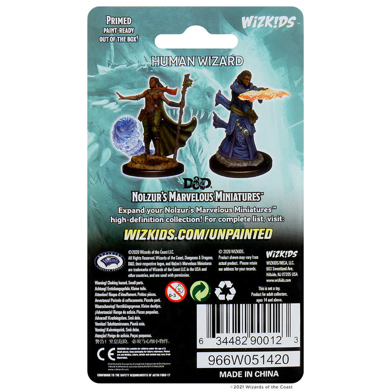 Dungeons & Dragons Nolzur's Marvelous Unpainted Miniatures: W11 Female Human Wizard from WizKids image 10