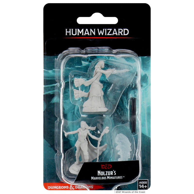 Dungeons & Dragons Nolzur's Marvelous Unpainted Miniatures: W11 Female Human Wizard from WizKids image 9