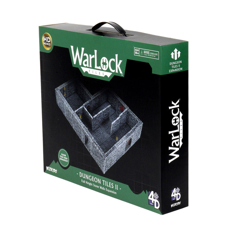 WarLock Tiles: Dungeon Tiles II - Full Height Stone Walls Expansion from WizKids image 12
