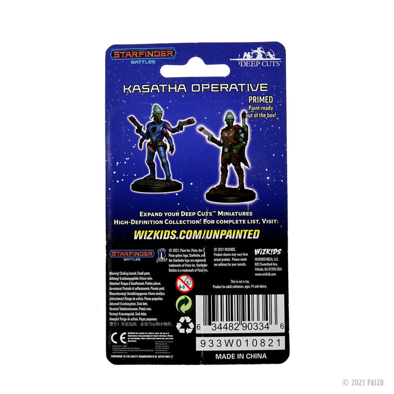 Starfinder Deep Cuts Unpainted Miniatures: W15 Kasatha Operative from WizKids image 6