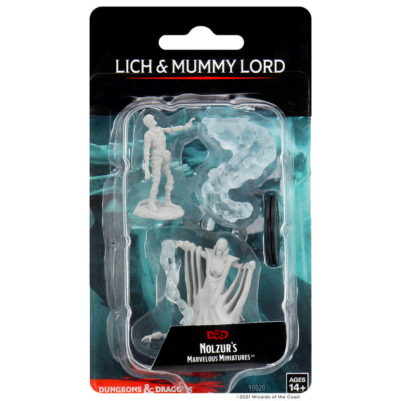 Dungeons & Dragons Nolzur's Marvelous Unpainted Miniatures: W11 Lich & Mummy Lord from WizKids image 9