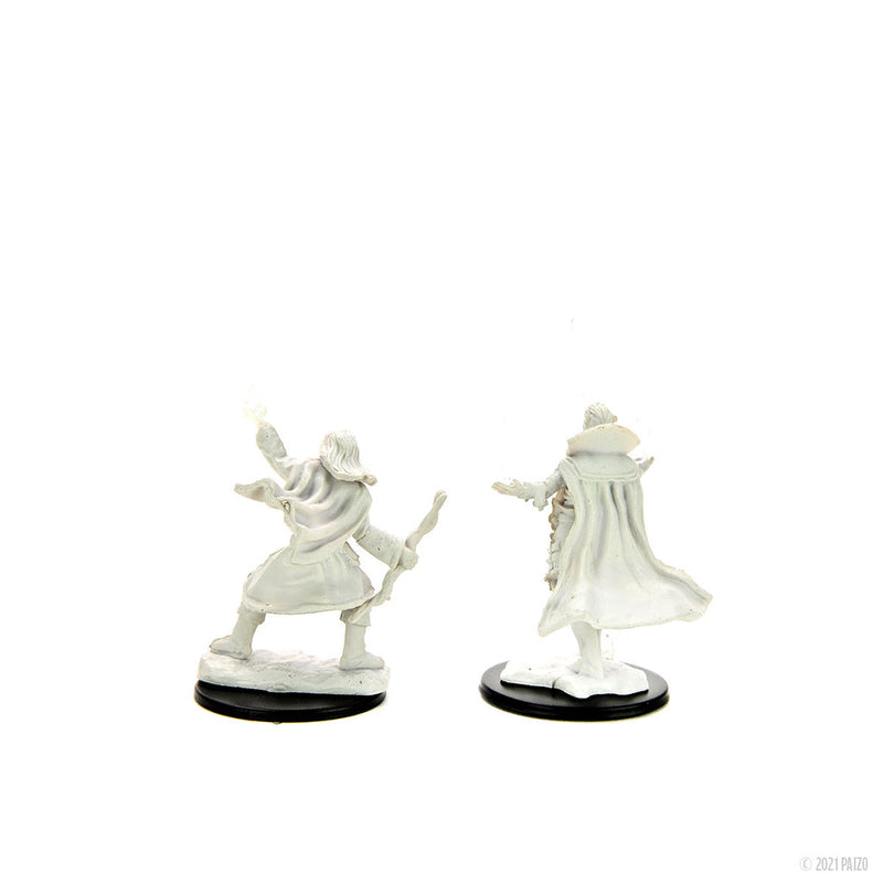 Pathfinder Deep Cuts Unpainted Miniatures: W14 Elf Sorcerer Male from WizKids image 8