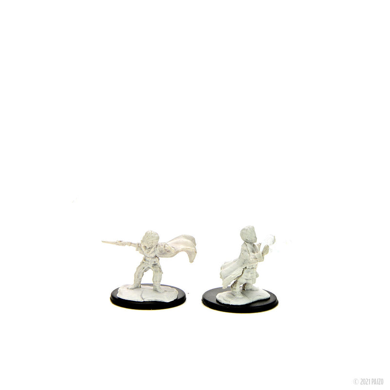 Pathfinder Deep Cuts Unpainted Miniatures: W14 Halfling Wizard Male from WizKids image 7