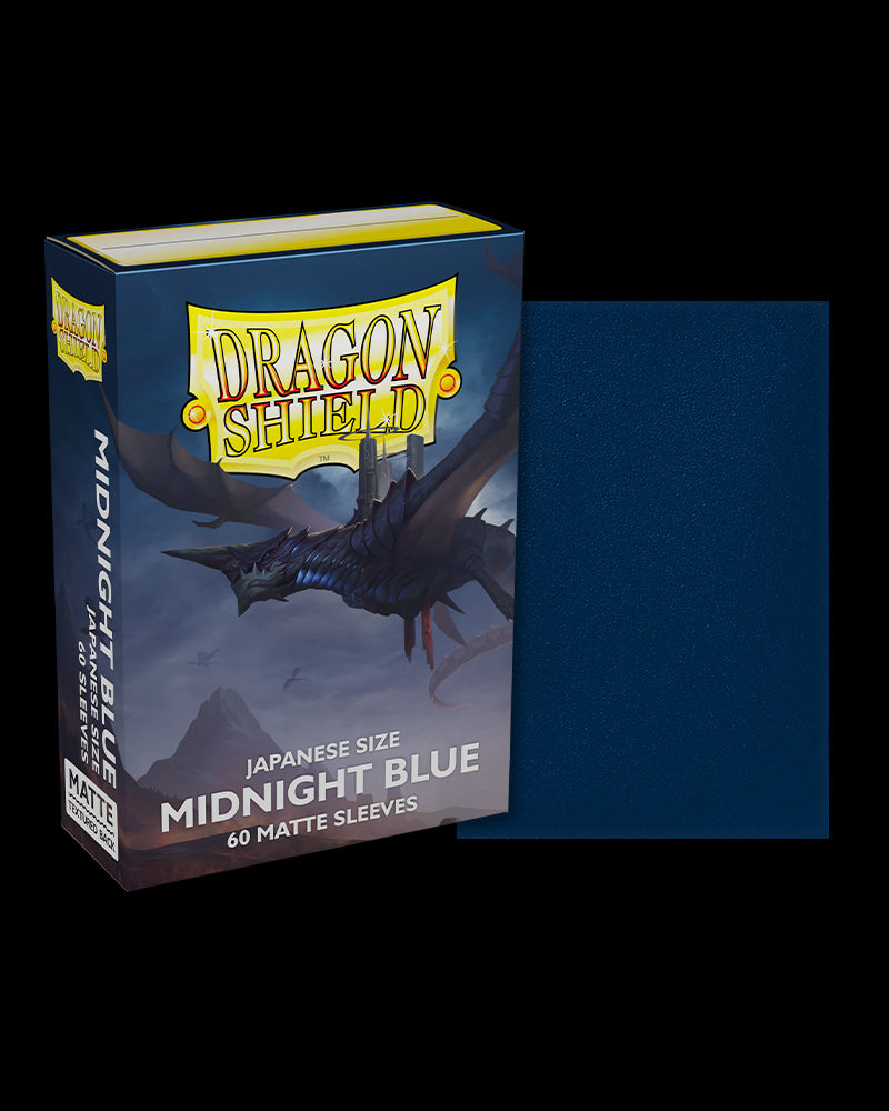 Dragon Shields Japanese (60) Matte - Midnight Blue from Arcane Tinmen image 7