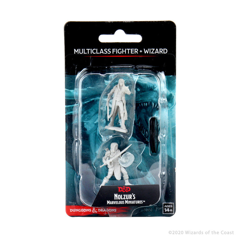 Dungeons & Dragons Nolzur's Marvelous Unpainted Miniatures: W13 Multiclass Fighter + Wizard Male from WizKids image 6
