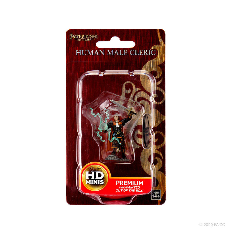 Pathfinder Battles: Premium Painted Figure - W01 Human Cleric Male from WizKids image 5