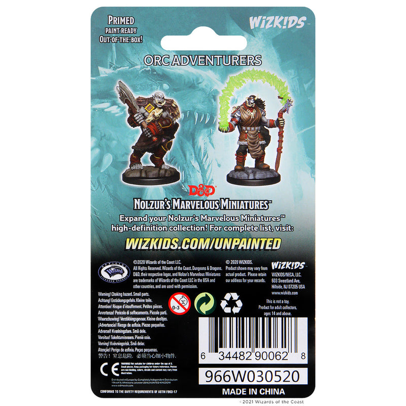 Dungeons & Dragons Nolzur's Marvelous Unpainted Miniatures: W12 Orc Adventurers from WizKids image 5