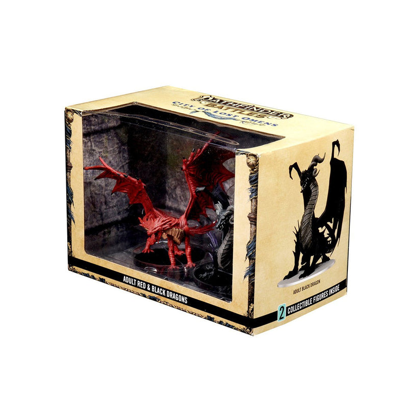 Pathfinder Battles: City of Lost Omens Premium Figure Adult Red & Black Dragons from WizKids image 18