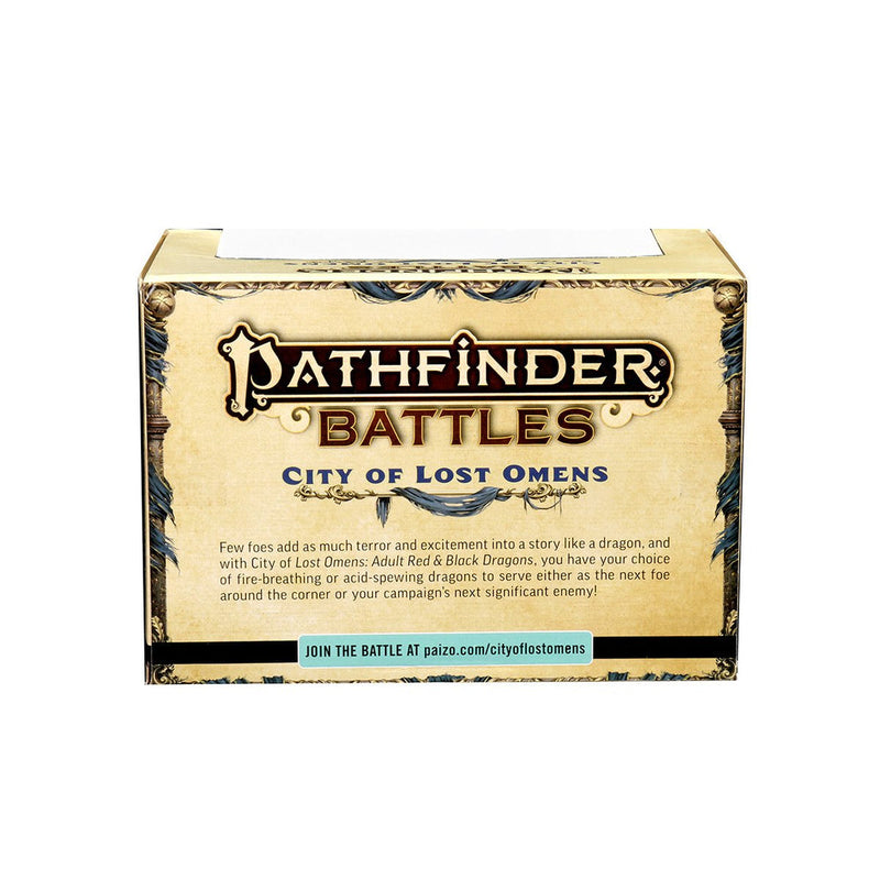 Pathfinder Battles: City of Lost Omens Premium Figure Adult Red & Black Dragons from WizKids image 19