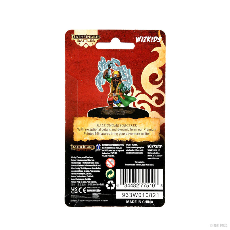 Pathfinder Battles: Premium Painted Figure - W02 Gnome Sorcerer Male from WizKids image 6