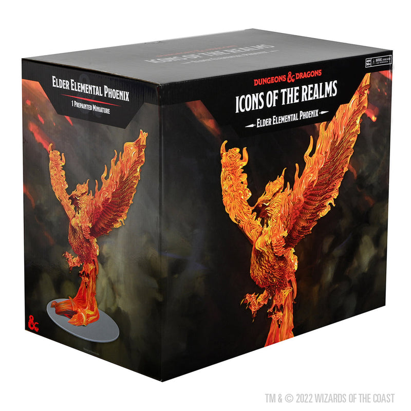 Dungeons & Dragons: Icons of the Realms Miniatures Elder Elemental - Phoenix from WizKids image 17