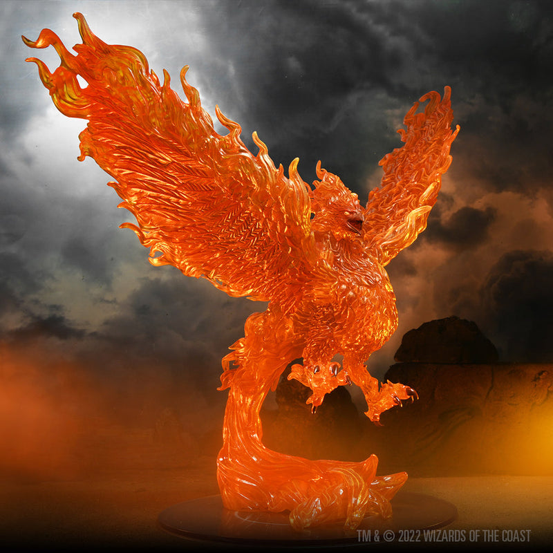 Dungeons & Dragons: Icons of the Realms Miniatures Elder Elemental - Phoenix from WizKids image 28