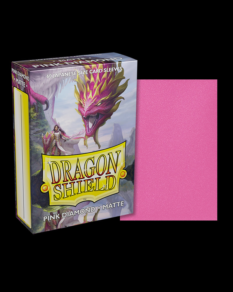 Dragon Shields Japanese: (60) Matte - Pink Diamond from Arcane Tinmen image 6