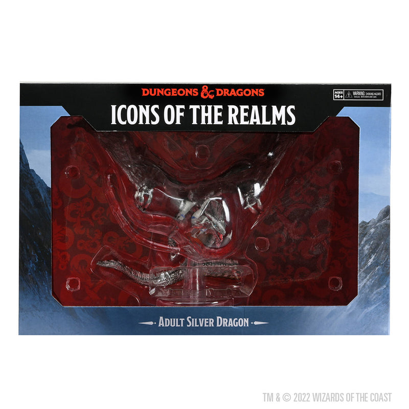 Dungeons & Dragons: Icons of the Realms Adult Silver Dragon from WizKids image 11
