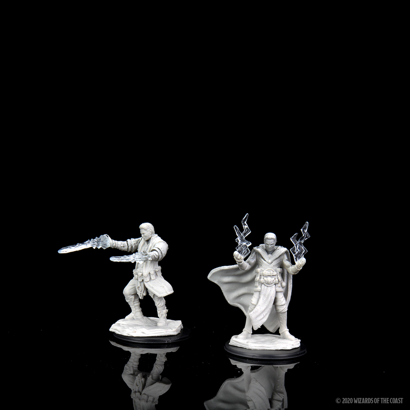 Dungeons & Dragons Nolzur's Marvelous Unpainted Miniatures: W12 Male Human Sorcerer from WizKids image 6