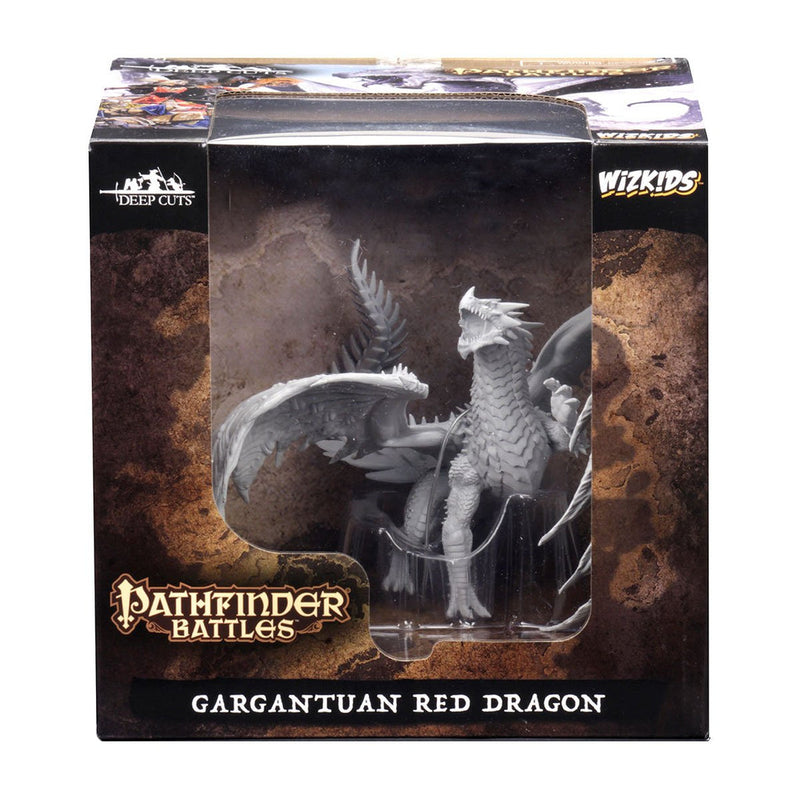 Pathfinder Deep Cuts Unpainted Miniatures: Gargantuan Red Dragon from WizKids image 3